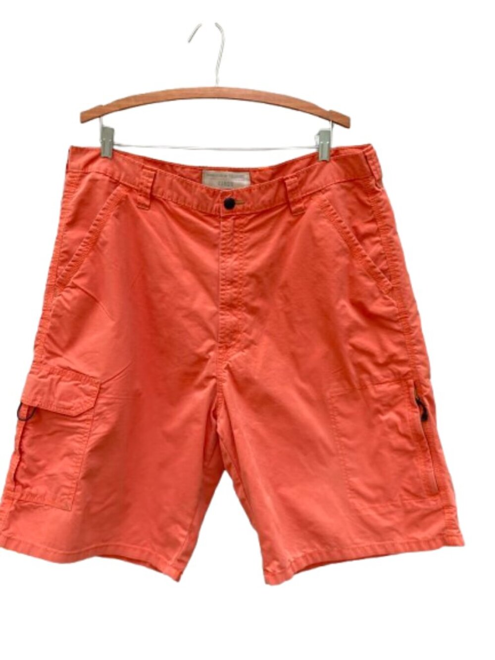 Wrangler Performance Series 10" Men's Cargo Shorts Great Orange Color size 36-38